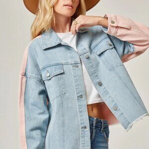 Cool In Corduroy Denim Jacket